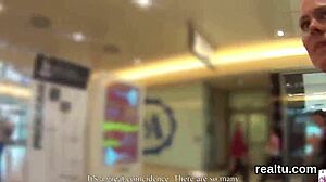 Exceptional czech chick tempted in mall and screwed in pov