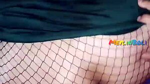 Gothic big-ass nympho drilled by neighbor from behind