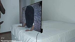 Um chamado de halloween samara apareceu em casa e levou duas rolas pretas vídeo completo no link nos comentários