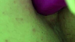 Watch this plump babe's creamy anal dildo gaping session!