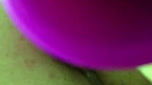 Watch this plump babe's creamy anal dildo gaping session!