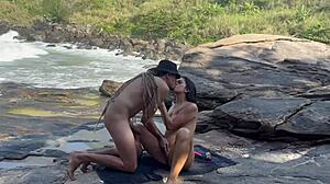 Did you see me all open on the beach with that monster cock?