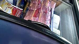 hey, check out that big ass mexican girl in the store