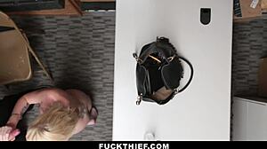 Lp Officer Punishes Shoplifter With Big Cock