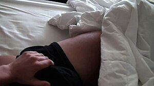 that weekend my blonde step-sister stayed over and we had quick bent-over sex with moaning and cum