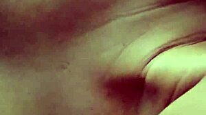 Mature Latina masturbates with dildo