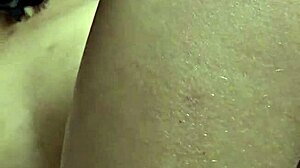 Mature Latina masturbates with dildo