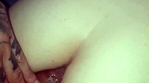 young teen 18+ gets tight anal creampie from big cock