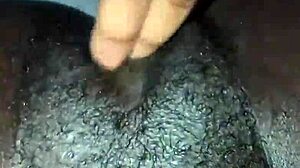 Black Wet Pussy Late Night Solo Masturbation