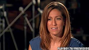 behind the scenes casting interview at playboy tv with couple