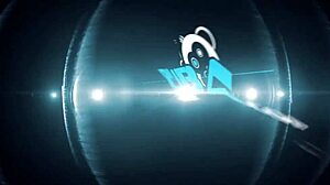 Misha, the tattooed brunette babe, blows her interracial boyfriend's big cock before his workday