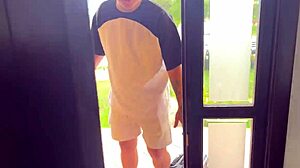 Allison Sweet rides her boyfriend's best friend's big cock