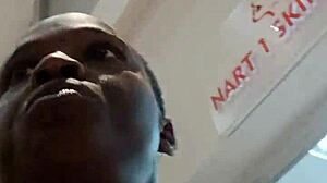 Why does that nigerian bitch masturbate in the mall washroom?