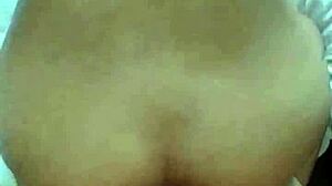 Moaning while getting fucked hard!