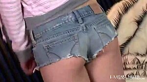 Playful Ally Ann strips naked, then fingers and dildos her wet pussy 😏