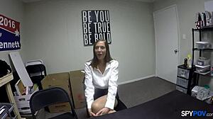 Spy POV - Harvard Grad Molly Manson Fucked Hard