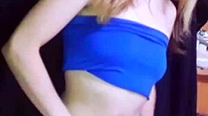 bonneyuwu petite teen masturbates in mini skirt with bunny ears