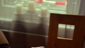 Blonde Milf Rips Clothes, Flashes Wet Pussy at Window with Dirty Talk and Big Clit Exposure