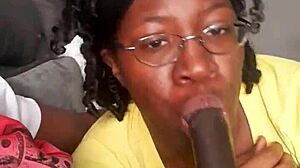 KyttKatt Gives Intense Couch Blowjob!