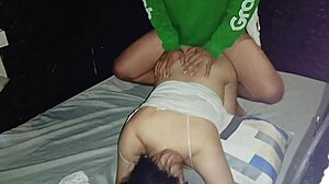 casual story of asawa fucked by kumpare in anal doggystyle, cumshot on ass and facial orgasm