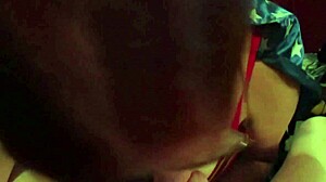 Busty Mature Wife Giving Big Tits Blowjob to Husband