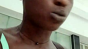 Why does that nigerian bitch masturbate in the mall washroom?