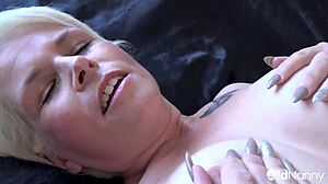 AgedLove Older Blonde Lady Relishes ORAL PLEASURE, Wow!