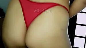 Stunning MC Akira Dancing and Flashing Big Natural Tits in Lingerie