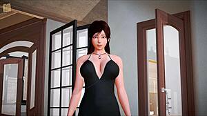 I fuck my new family member's big ass