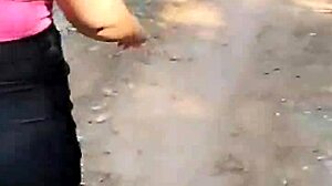 we sneak into an abandoned house for some wild crossdressing blowjob action with big ass teasing