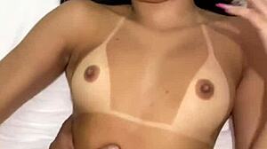 Nymph suffers on the endowed dick in amateur scene