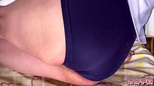 Girl In Bloomer Masturbates Outdoors