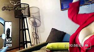 Angel Lima Performs Live Striptease