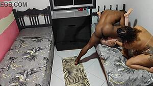 Eliane's Brunette Friend Teased and Fucked by Big Cock