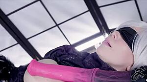 playing games with horse dildo, gaping big ass in compilation