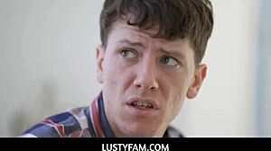 LustyFam Blonde MILF Karen Fisher in Wild Teen Threesome