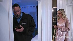 Home sweet home turns into a playground for Charlie Forde gangbang