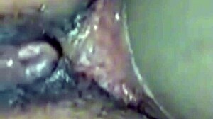 i watch this ebony babe play with her wet pussy using a big dildo and cum hard
