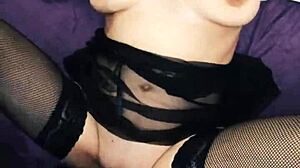 Beautiful Slender Milf In Fishnets Has Graceful Pov Sex