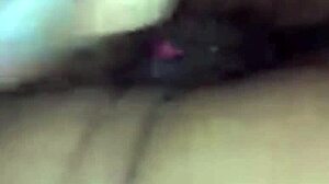 i watch this ebony babe play with her wet pussy using a big dildo and cum hard