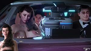Yo, in Apocalust, I’m groping her huge breasts right next to her husband in the car!