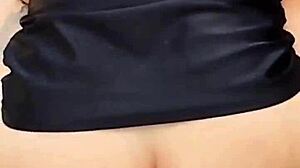 we sneak into an abandoned house for some wild crossdressing blowjob action with big ass teasing