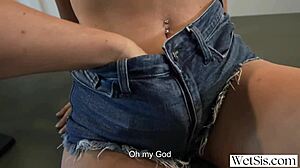 Step Sister Helps For Car Mae Milano!