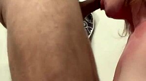 Hey, that blonde milf blowjob with gagging and facial is hot