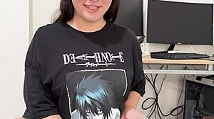 Gamer girl slyly satisfies stepbro over secret material. Her sneaky moves seal the deal.