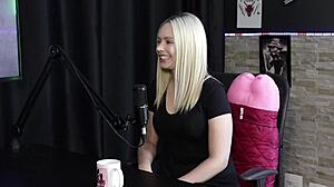 Vivian Lola Sheer Red stars in wild gang bang with seven guys. Double penetration steals the Barbie series show.