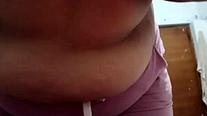 curvy filipina wife flashes her big ass in panties