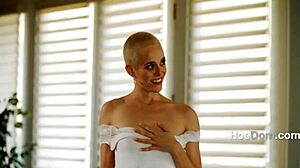 blonde cheats in office with rough fucking