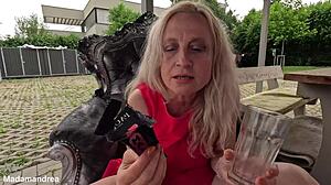 Horny Girl Masturbates Intensely In The Scorching Hot Summer Heat.