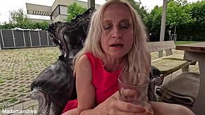 Horny Girl Masturbates Intensely In The Scorching Hot Summer Heat.